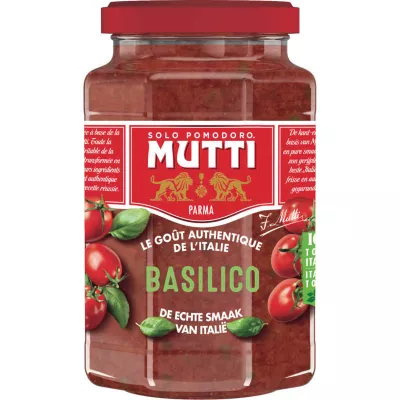 टमाटर तुलसी सॉस; 400 ग्राम - MUTTI