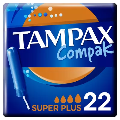 Assorbenti con applicatore Compak Super Plus x22 - TAMPAX