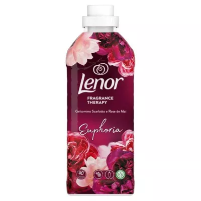 Solidador concentrado Euphoria Scarlet e Jasmine rosa de 40 lavagens de maio 840 ml - LENOR