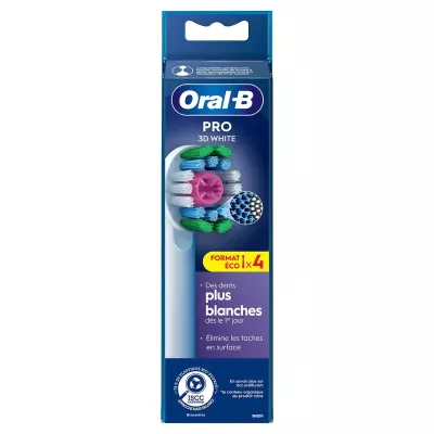 Brosettes 3d Wit - Oral-b