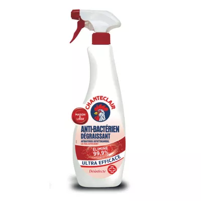 Spray anti-bactérien dégraissant 625ml - CHANTECLAIR