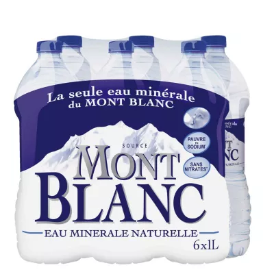 Natürliches Mineralwasser 6x1L - MONT BLANC