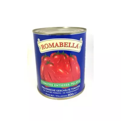 Peeled Tomato Italy 4/4 800g - Romabella