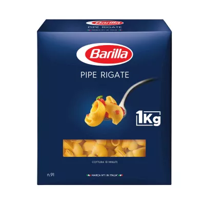 Pâtes pipe rigate n°91 1Kg - BARILLA