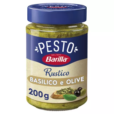 Pesto Rustico Salsa Basilico e Olive 200g - BARILLA