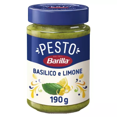Basil and lemon pesto sauce 190g - Barilla