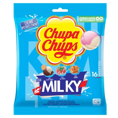 Classic lollipops milky flavor x16 - CHUPA CHUPS
