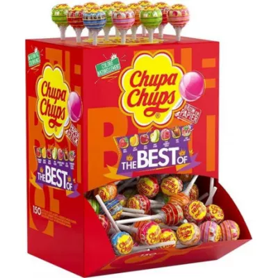 Displaydoos met 150 beste lolly's - CHUPA CHUPS