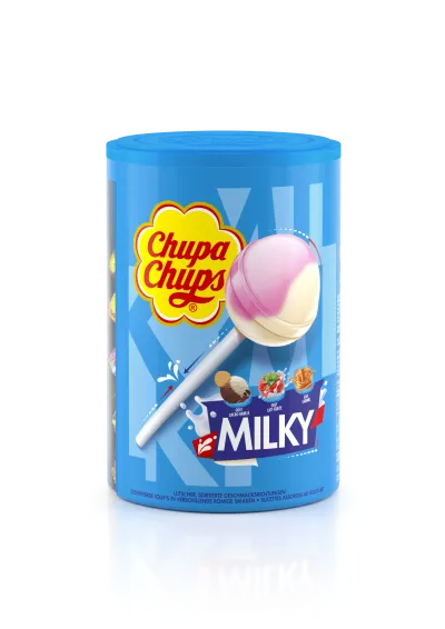 Tubo ya Lollipops 100 za maziwa - CHUPA CHUPS