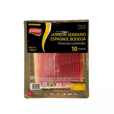 Jambon Serrano Tr 120g