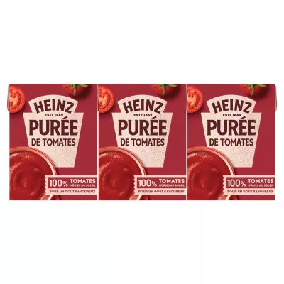 プレーントマトピューレ 3x212g - Heinz