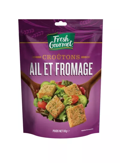 Garlic and Cheese Croutons 80g - Fresh Gourmet