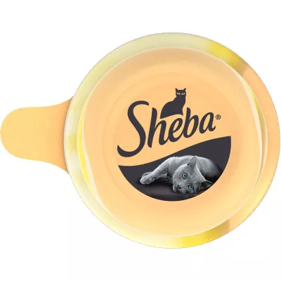 Pâtée pour chat blanc de poulet 80g - SHEBA