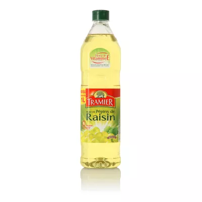 Aceite de semilla de uva; 1 litro - TRAMIER