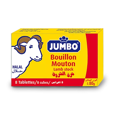 Bouillon mouton halal x8 - JUMBO