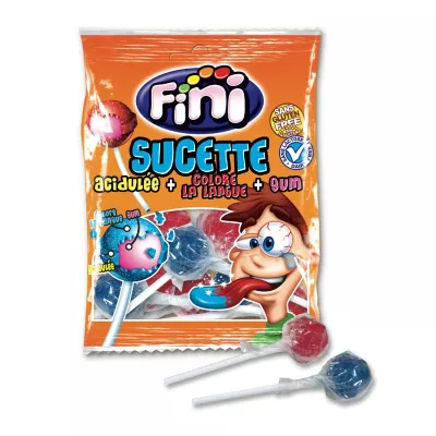 Bonbon Sucette 3 En 1 Halal 80g - Fini