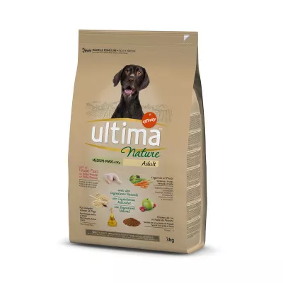 Croquetas para Perros Adultos Medianas/maxi Con Pollo 3kg - Ultima