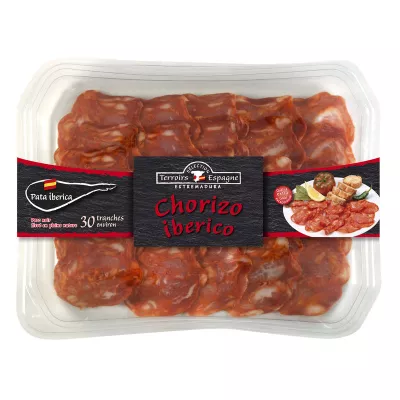 Chorizo Iberico x30 tranches - PATA IBERICA