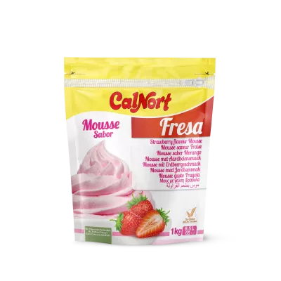 Strawberry Flavor Mousse 1 Kg - CALNORT