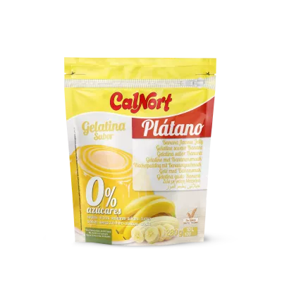 Hương Vị Chuối Gelatin Không Đường 280 G - CALNORT