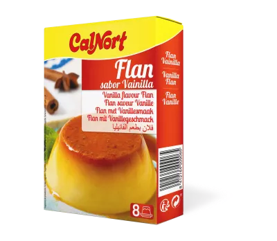 バニラフラン調製物 2 X 65 G - CALNORT