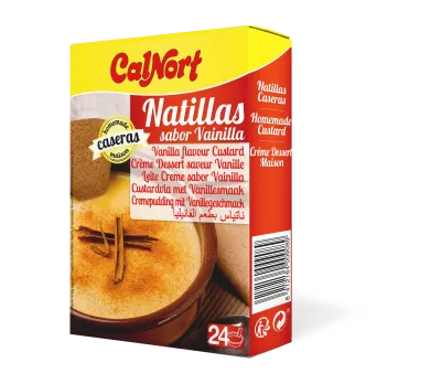 Crema De Postre Sabor Vainilla 3 X 40 G - CALNORT