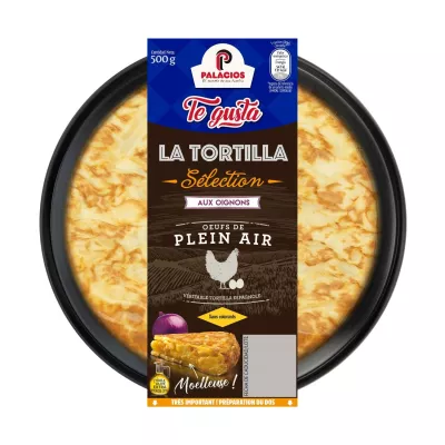 Tortilla met 500 g uien - Te Gusta