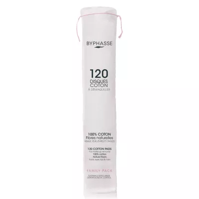 120 Disques Coton à Démaquiller