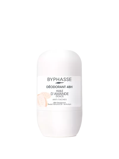 Déodorant 48 H à L’huile D'amande Douce (roll-on) 50ml - BYPHASSE