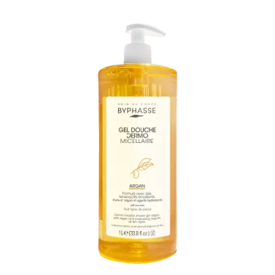 Gel Douche Dermo Micellaire Argan 1l - BYPHASSE