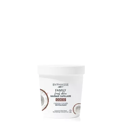 Family Fresh Delice Masque Capillaire Coco Cheveux Colorés 250ml - BYPHASSE