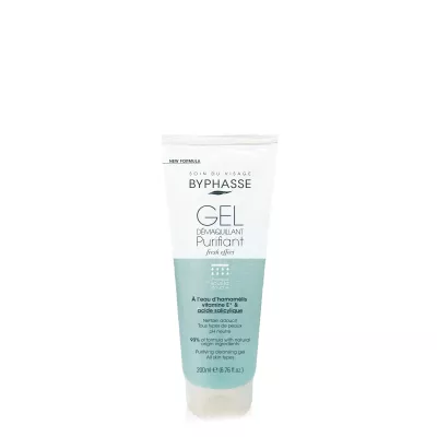 Gel Démaquillant Purifiant Tous Types De Peaux 200ml - BYPHASSE