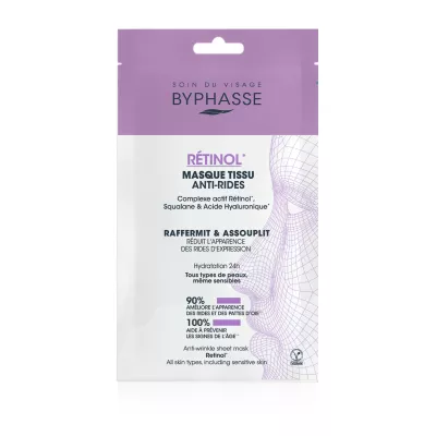 Masque Tissu Anti-rides Retinol 18ml - BYPHASSE