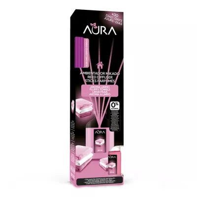 Fresh Linen Stick diffuser 30ml - AURA