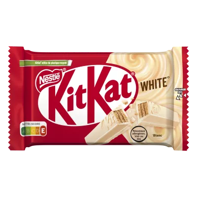 Шоколадные батончики в белом шоколаде 41,5г - KITKAT