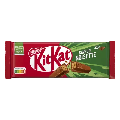 Barras de Chocolate ao Leite e Avelã 4x41,5g - KIT KAT