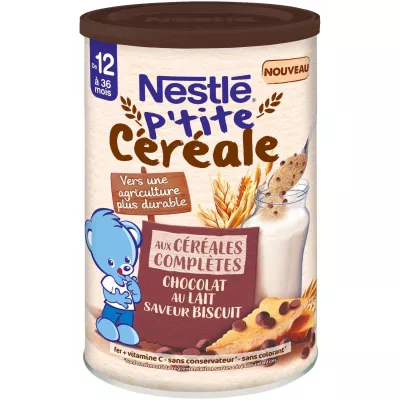P'tite كامبة الحبوب مع نكهة الشوكولاتة الحليب 415G - NESTLE