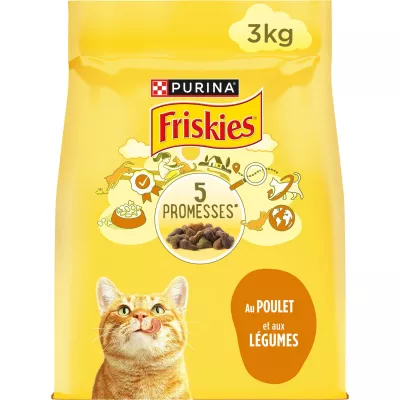 Kibble ya kuku na mboga kwa paka za watu wazima na mboga 3kg - PURINA