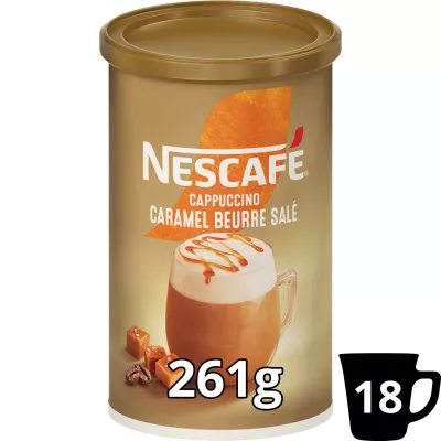 Капучино Карамель соленое масло 261г - Nescafe