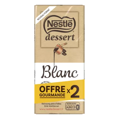 Reep Witte Chocolade X2 170g - NESTLÉ