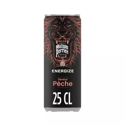 Peach flavor energy drink 25cl - MAISON PERRIER