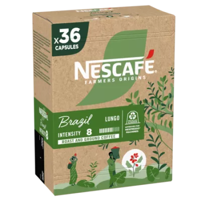 Café Lungo Brazil X36 capsules - NESCAFÉ