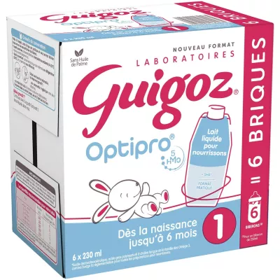 6x230 مل Guigoz Optipro 1er Age