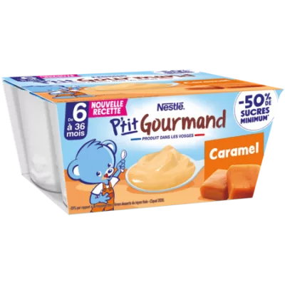 P'tit Gourmand Caramel 4x100g - NESTLE