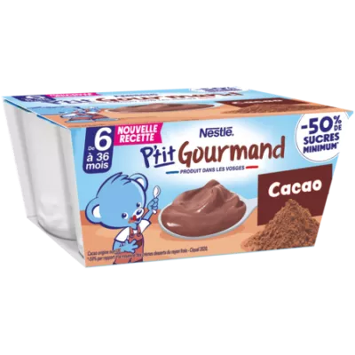 P'tit Gourmand Cacao 4x100g - NESTLE