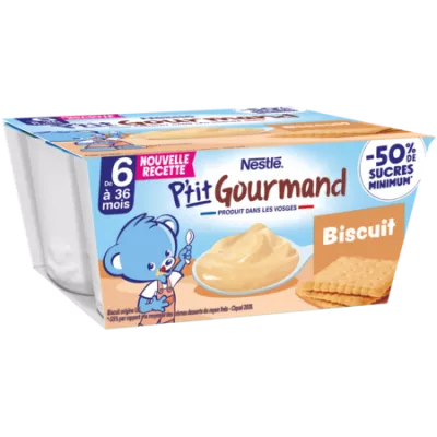 P'tit Gourmand Biscuit 4x100g - NESTLE