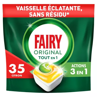 Viên nang rửa chén tất cả trong một với chanh x35 - FAIRY