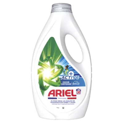 Lessive Liquide Active Odor Defense Febreze 1350ml -  ARIEL