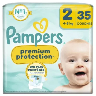 PAMPERS PP NB PAQUET T2 X35 - PAMPERS