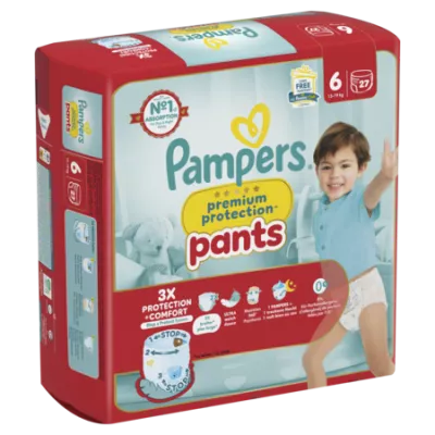 Ppampers pp calças geant t6 x27 - PAMPERS